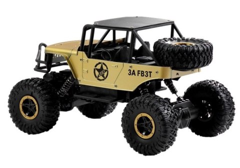 Auto Zdalnie Sterowane Jeep R/C 1:18 Złoty Auto Zdalnie Sterowane Jeep R/C 1:18 Złoty
