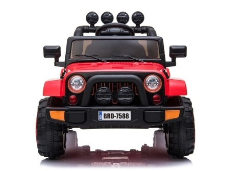Auto na Akumulator Jeep BRD-7588 Czerwony 4x4 Auto na Akumulator Jeep BRD-7588 Czerwony 4x4
