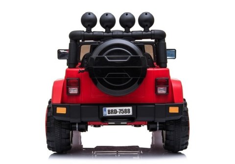 Auto na Akumulator Jeep BRD-7588 Czerwony 4x4 Auto na Akumulator Jeep BRD-7588 Czerwony 4x4