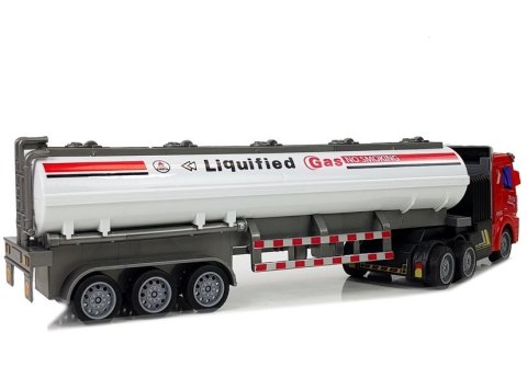 Ciężarówka Cysterna Gaz Zdalnie Sterowana 1:48 Biała Ciężarówka Cysterna Gaz Zdalnie Sterowana 1:48 Biała