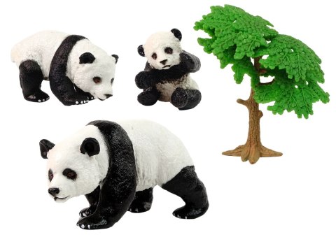 Figurka Zwierzęta Zestaw Panda z Małymi Figurka Zwierzęta Zestaw Panda z Małymi