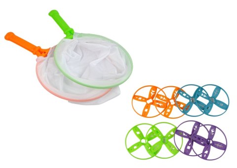Gra Zręcznościowa Złap Frisbee Latające Dyski Katapulta Niebieska Gra Zręcznościowa Złap Frisbee Latające Dyski Katapulta Niebieska