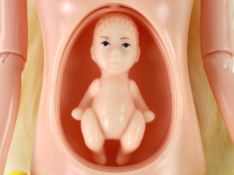 Lalka W Ciąży Mama Dziecko Lala Żółta Ciąża Lalka W Ciąży Mama Dziecko Lala Żółta Ciąża