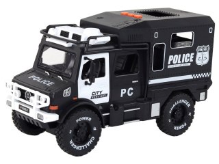 Wóz Terenowy Policyjny Policja 1:14 Radiowóz Światła Dźwięki Czarny