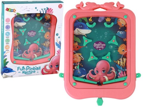 Gra Zręcznościowa Mini Pinball Gra z Kulką Różowa Gra Zręcznościowa Mini Pinball Gra z Kulką Różowa