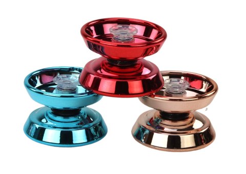 Yoyo Aluminiowe Klasyczne Jojo Niebieski Złoty Czerwony Yoyo Aluminiowe Klasyczne Jojo Niebieski Złoty Czerwony