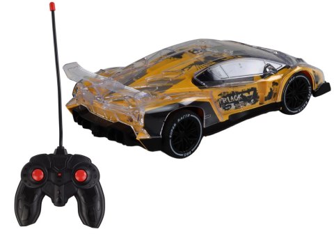 Auto Sportowe Zdalnie Sterowane RC Skala 1:16 Światła Żółte Auto Sportowe Zdalnie Sterowane RC Skala 1:16 Światła Żółte