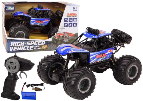 Auto Terenowe Zdalnie Sterowane RC 1:8 Amortyzatory Niebieskie Auto Terenowe Zdalnie Sterowane RC 1:8 Amortyzatory Niebieskie
