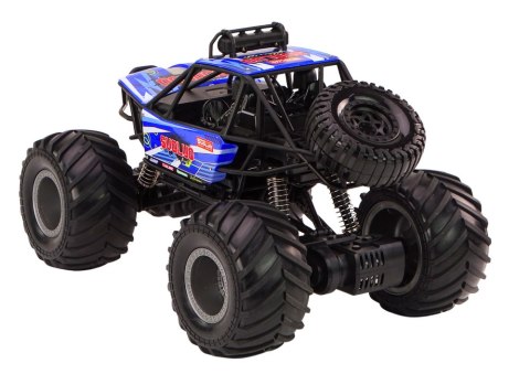 Auto Terenowe Zdalnie Sterowane RC 1:8 Amortyzatory Niebieskie Auto Terenowe Zdalnie Sterowane RC 1:8 Amortyzatory Niebieskie