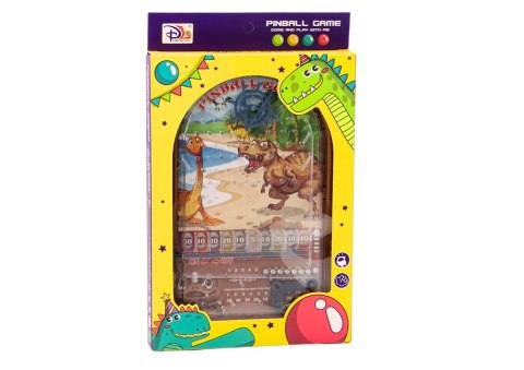 Gra Zręcznościowa Pinball Dinozaury Stojak Brązowy Gra Zręcznościowa Pinball Dinozaury Stojak Brązowy