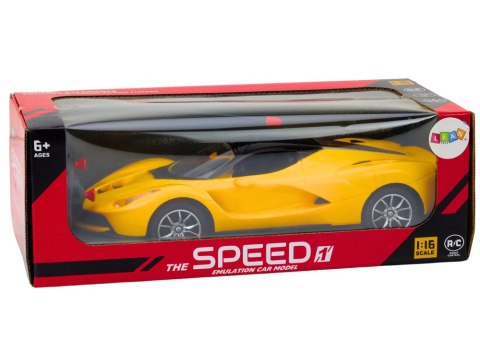 Samochód RC 1:16 Zdalnie Sterowany Sportowy Żółte Auto Samochód RC 1:16 Zdalnie Sterowany Sportowy Żółte Auto