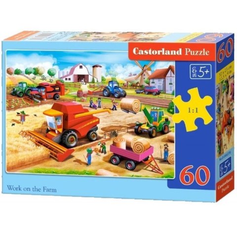 Puzzle 60el. work on the farm Puzzle 60el. work on the farm